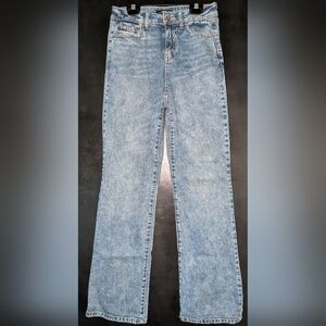 Sincerely Jules Light Blue Straight Leg Jeans - Size 1/25